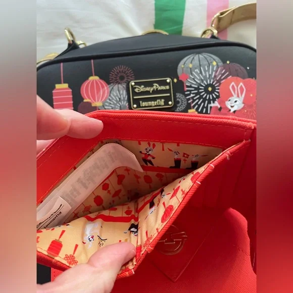 Disney Parks Loungefly Lunar New Year 2023 Convertible Backpack Bag & Wallet Set Disney Parks Year of the Rabbit Lunar New Year 2023  main image 3